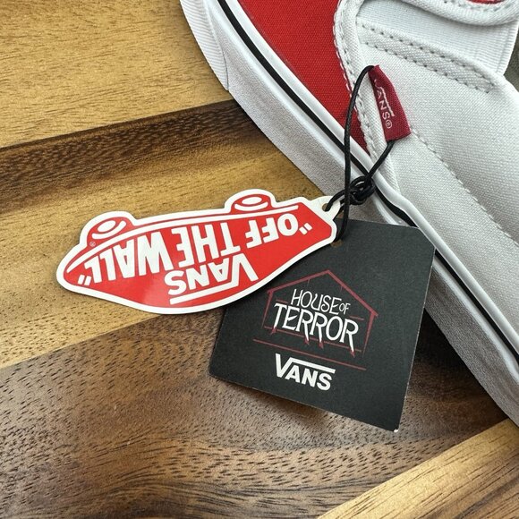 Vans Classic Slip-on X House Of Terror "It Pennywise" 10 Rare - Picture 9 of 12